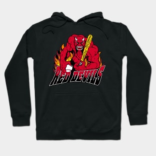 Red Devils Baseball Logo Hoodie